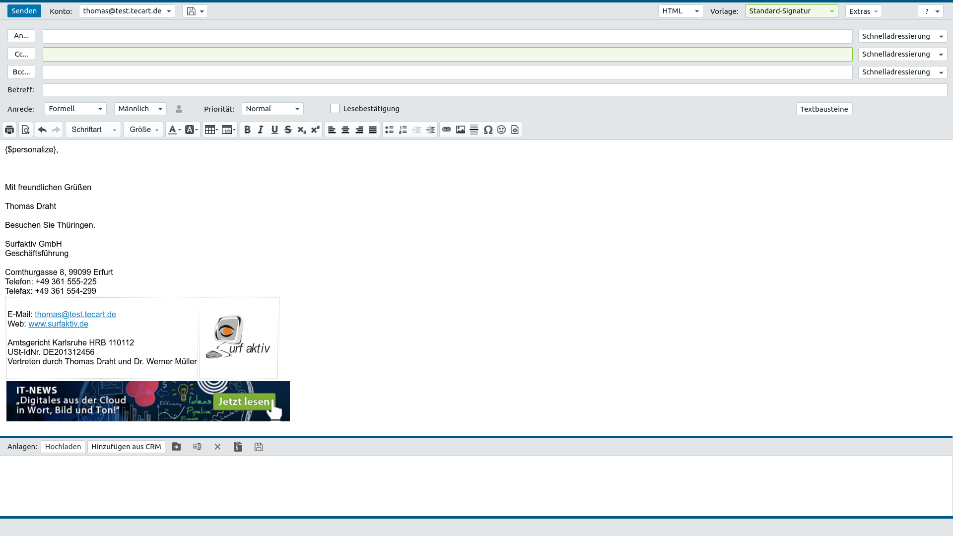 Neue E Mail